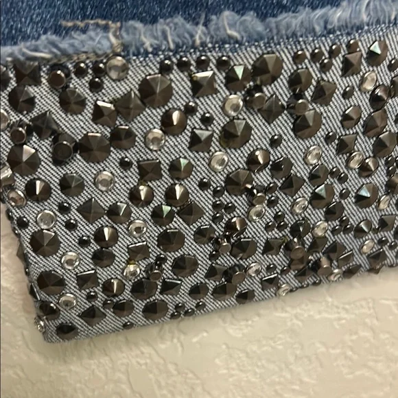 Alice + Olivia embellished Women's Blue Jeans - Picture 10 of 10